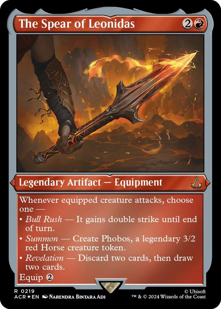 The Spear of Leonidas (Foil Etched)