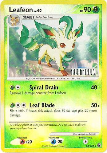 Leafeon - 24/100 [Platinum]
