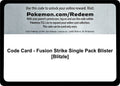 Code Card - Fusion Strike Single Pack Blister [Blitzle]