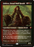 Faldorn, Dread Wolf Herald (Display Commander) - Thick Stock