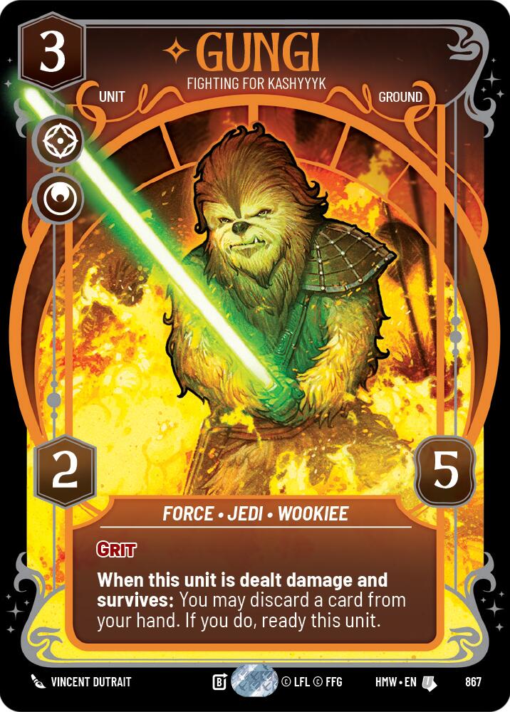 Gungi - Fighting for Kashyyyk (Prestige Foil) [Homeworlds]