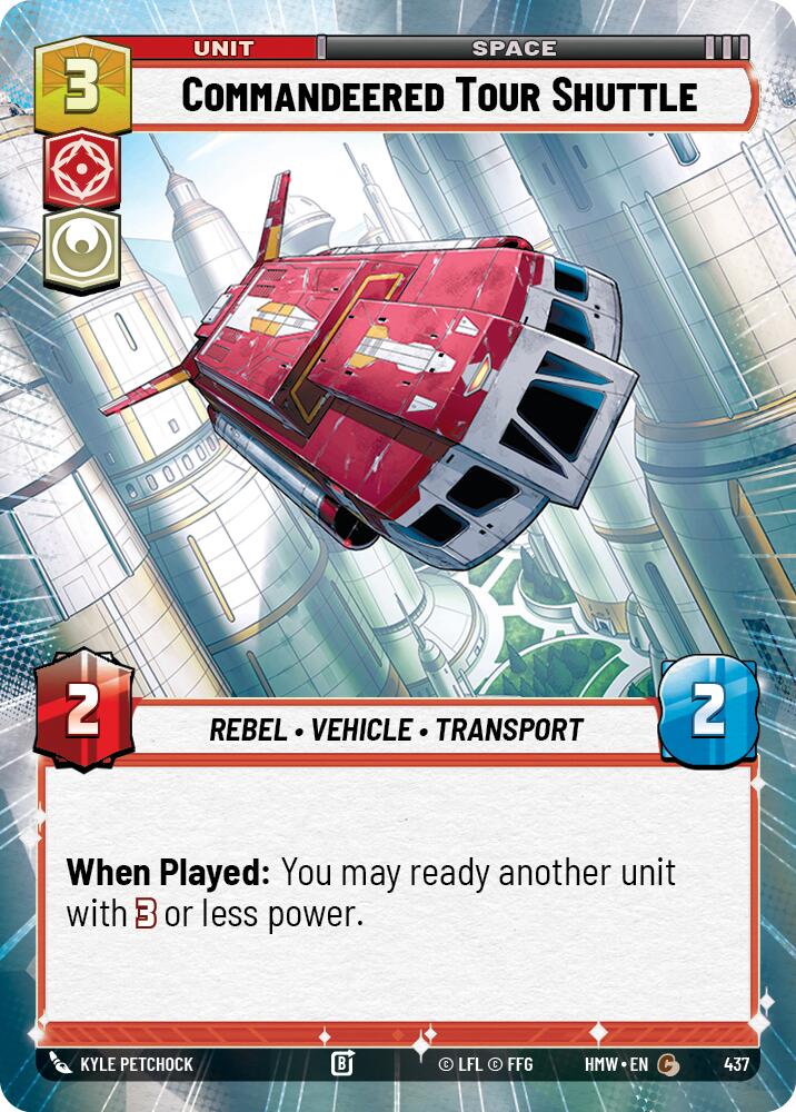 Commandeered Tour Shuttle (Hyperspace) [Homeworlds]