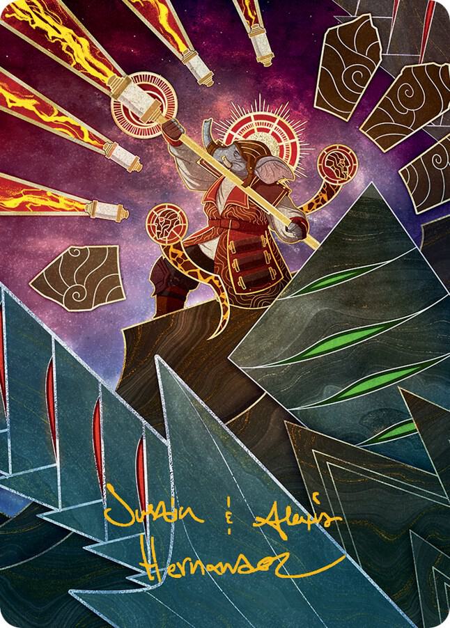 Quintorius, Loremaster Art Card (63/81) (Gold-Stamped Signature)