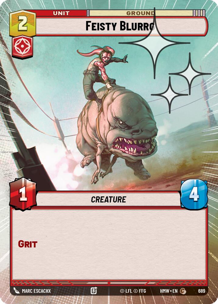 Feisty Blurrg (Hyperspace Foil) [Homeworlds]