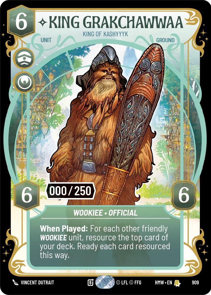 King Grakchawwaa - King of Kashyyyk (Serialized) [Homeworlds]