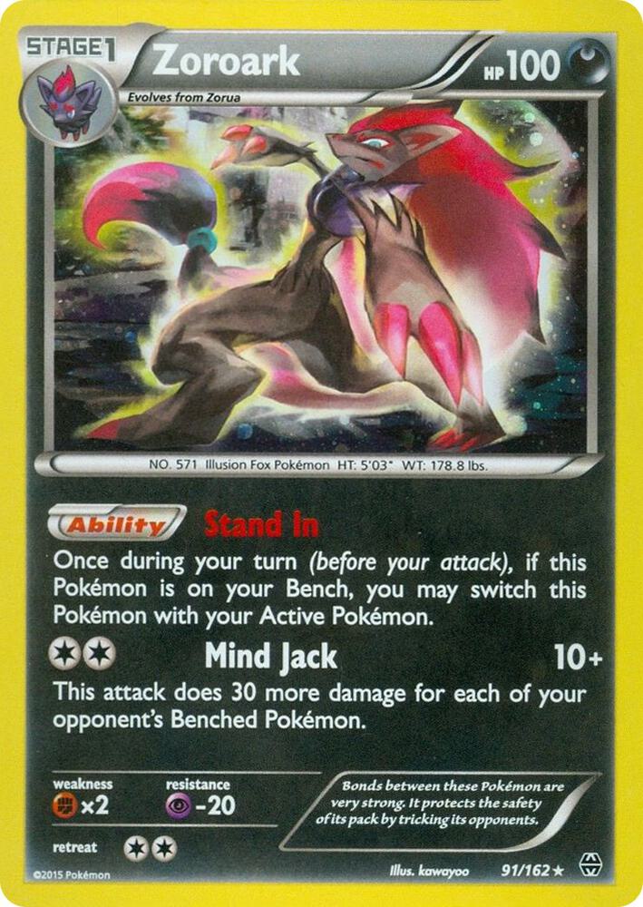 Zoroark - 91/162 (Cosmos Holo)