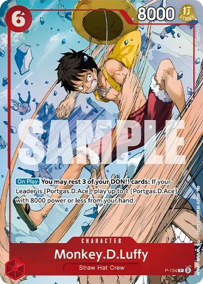 Monkey.D.Luffy (Premium Card Collection -Flame-Flame Fruit Coliseum Edition-) - P-154 [One Piece Promotion Cards]