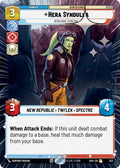 Hera Syndulla - Renegade General (Hyperspace Foil)