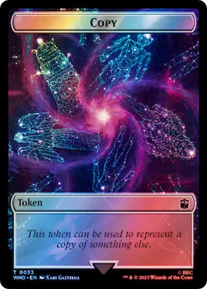 Copy // Beast Double-Sided Token (Surge Foil)
