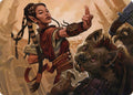 Half-Elf Monk Art Card