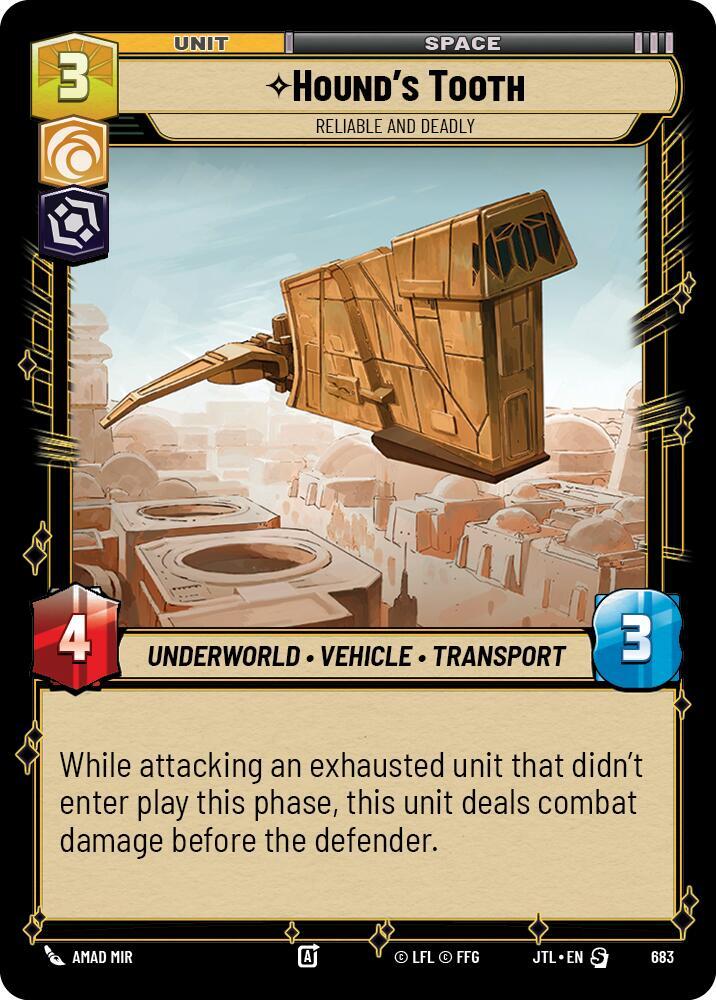Hound's Tooth - Reliable and Deadly (Foil)
