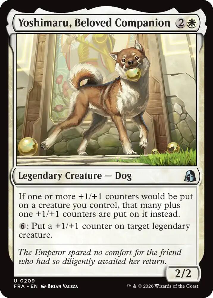 Yoshimaru, Beloved Companion