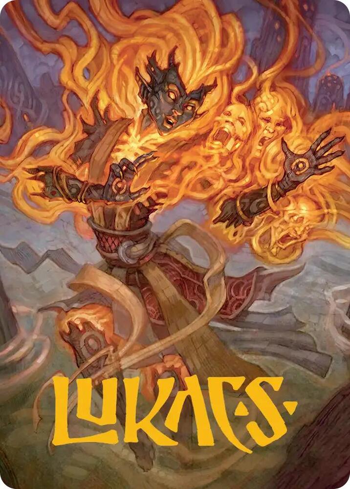 Ashling, Rekindled Art Card (33/54) (Gold-Stamped Signature)