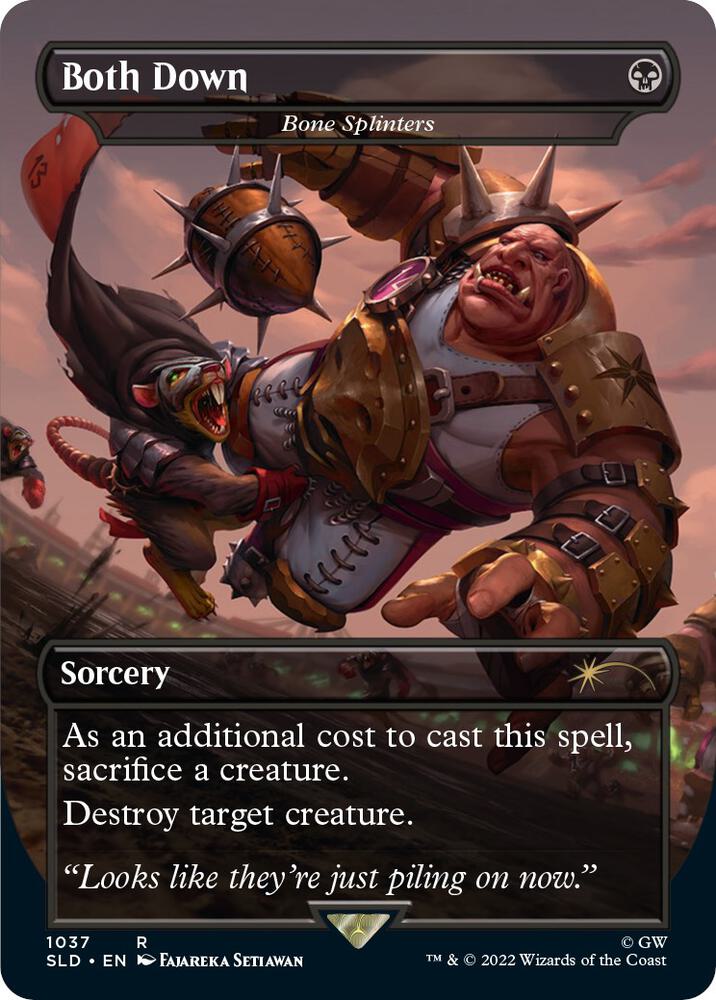 Both Down - Bone Splinters (Borderless)