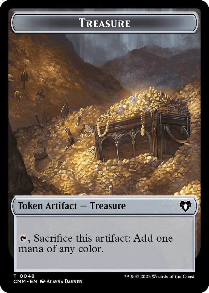 Treasure // Phyrexian Beast Double-Sided Token