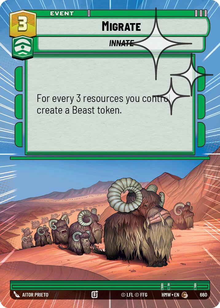 Migrate (Hyperspace Foil) [Homeworlds]