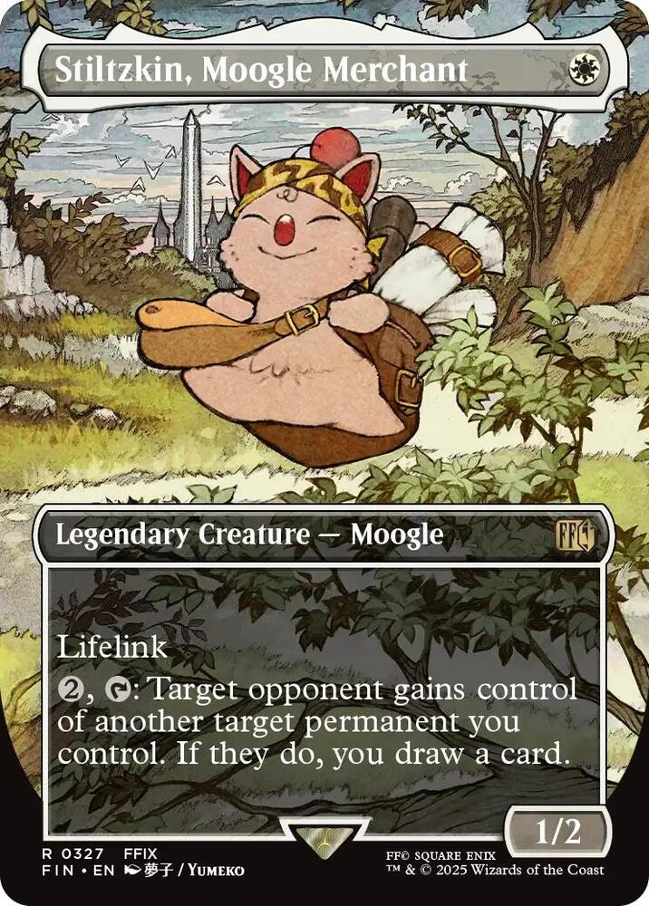 Stiltzkin, Moogle Merchant (Borderless)