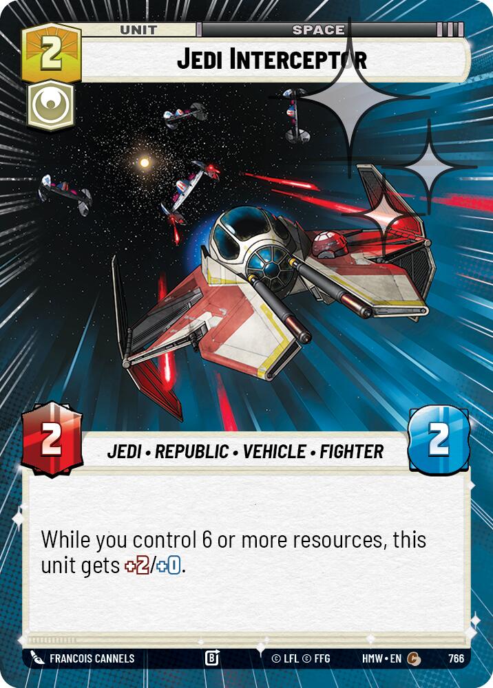 Jedi Interceptor (Hyperspace Foil) [Homeworlds]