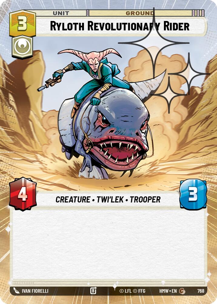 Ryloth Revolutionary Rider (Hyperspace Foil) [Homeworlds]