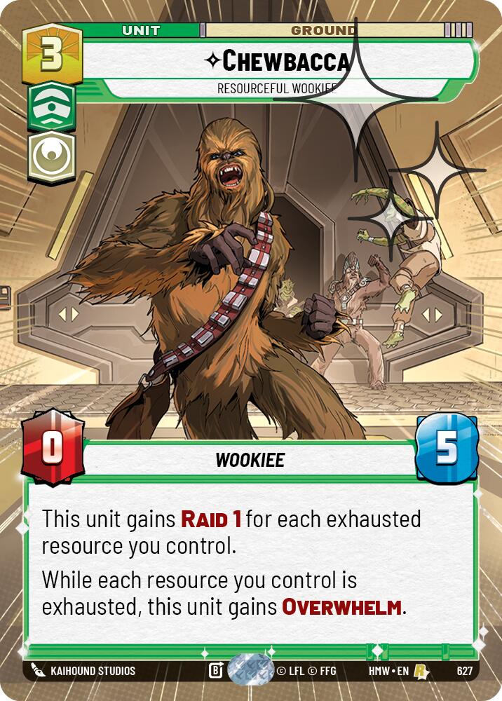 Chewbacca - Resourceful Wookiee (Hyperspace Foil) [Homeworlds]