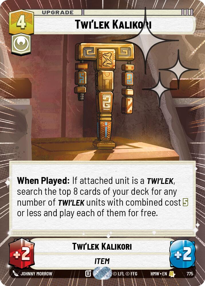 Twi'lek Kalikori (Hyperspace Foil) [Homeworlds]