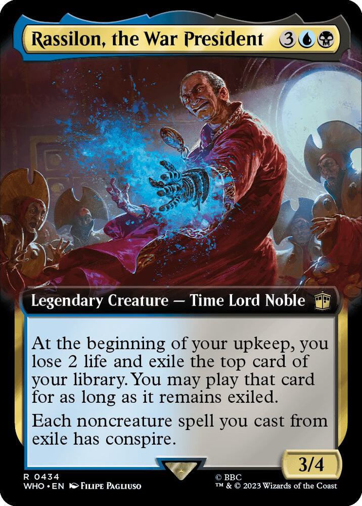 Rassilon, the War President (Extended Art)