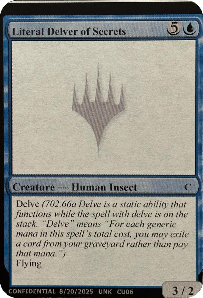 Literal Delver of Secrets