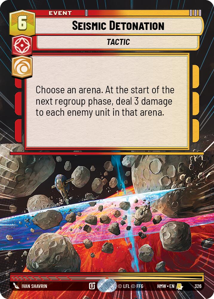 Seismic Detonation (Hyperspace) [Homeworlds]