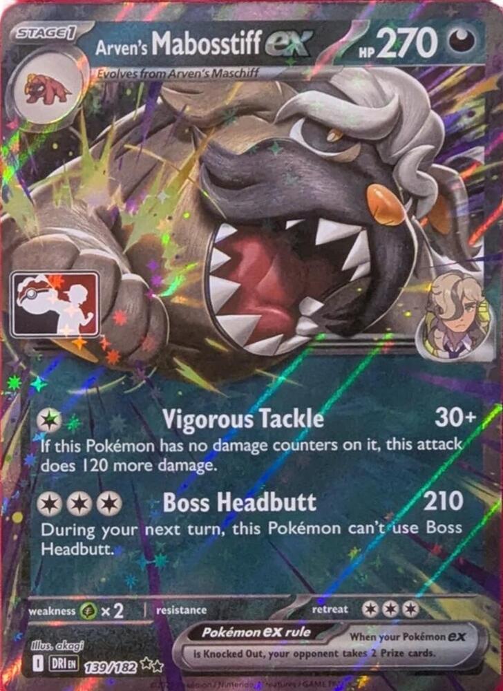 Arven's Mabosstiff ex - 139/182