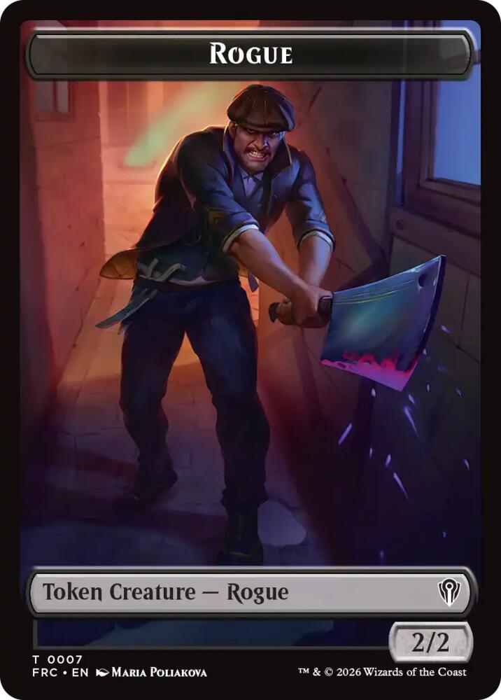 Rogue // Zombie Army Double-Sided Token [Commander: Reality Fracture]