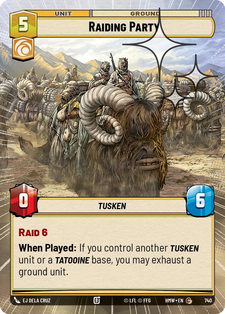 Raiding Party (Hyperspace Foil) [Homeworlds]