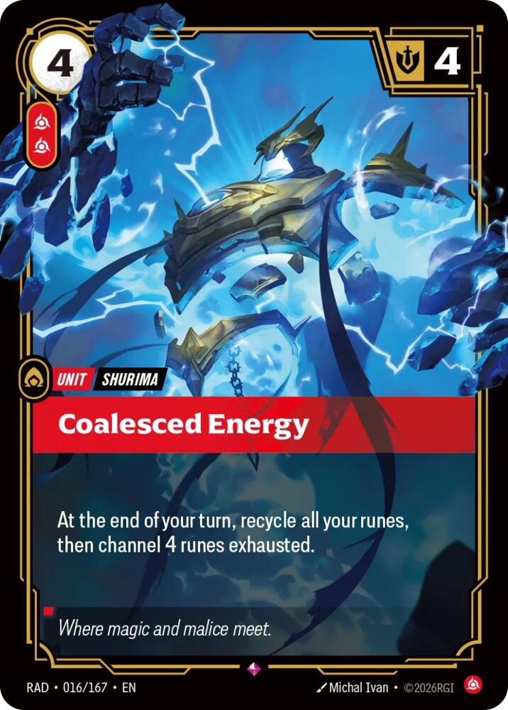 Coalesced Energy [Radiance]