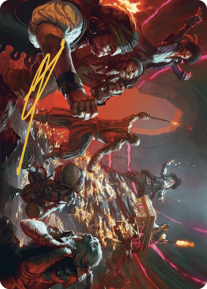 Hit the Mother Lode Art Card (Gold-Stamped Signature)