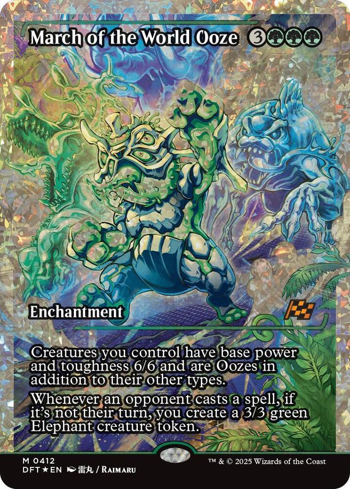 March of the World Ooze (Showcase) (Fracture Foil)