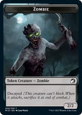 Zombie (005) // Emblem - Wrenn and Seven Double-Sided Token