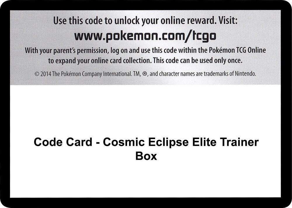 Code Card - Cosmic Eclipse Elite Trainer Box