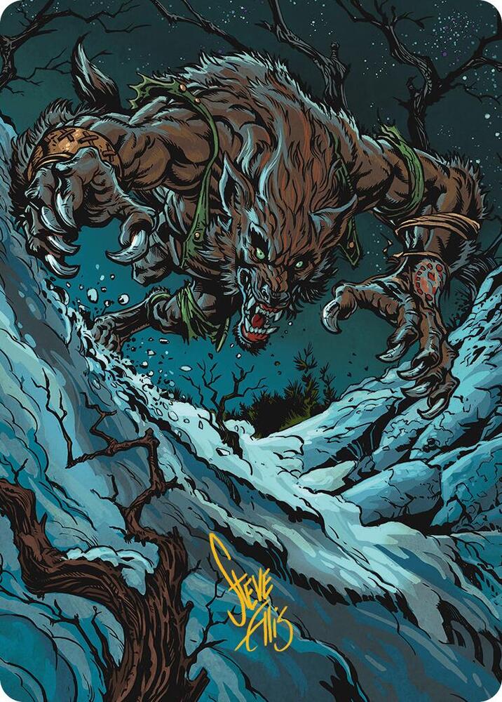 Ravager of the Fells Art Card (Gold-Stamped Signature)