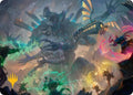 Moment of Reckoning Art Card (Gold-Stamped Planeswalker Symbol)