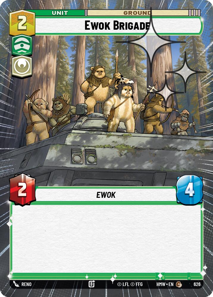 Ewok Brigade (Hyperspace Foil) [Homeworlds]