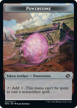 Powerstone // Forest Dryad Double-Sided Token