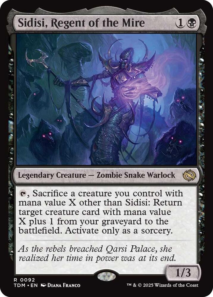 Sidisi, Regent of the Mire