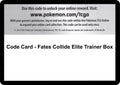 Code Card - Fates Collide Elite Trainer Box