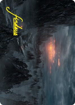 Sundown Pass Art Card (Gold-Stamped Signature)