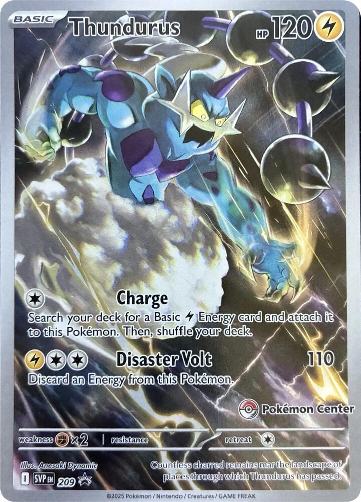 Thundurus - 209 (Pokemon Center Exclusive)