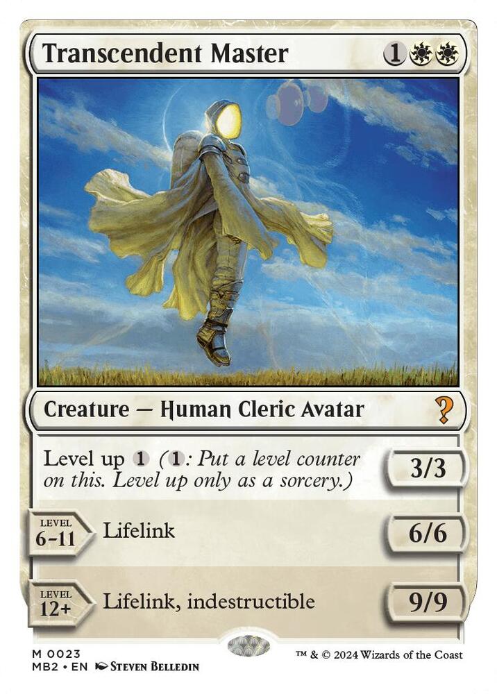 Transcendent Master (White Border)