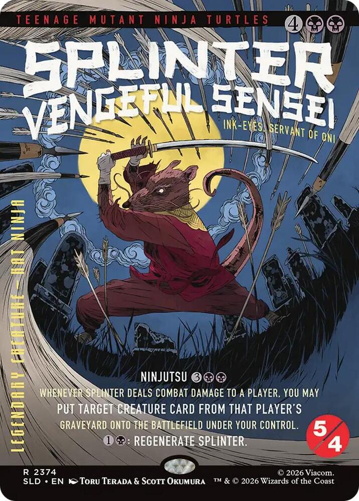 Splinter, Vengeful Sensei - Ink-Eyes, Servant of Oni