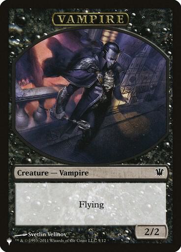 Vampire // Zombie Double-sided Token