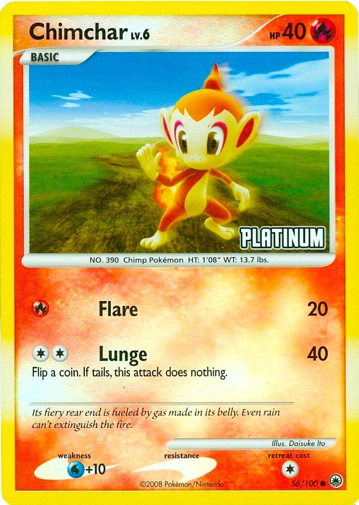 Chimchar - 56/100 [Platinum]