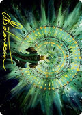 Verdant Mastery Art Card (Gold-Stamped Signature)