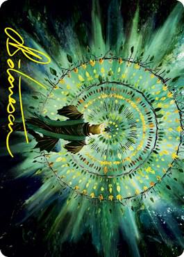 Verdant Mastery Art Card (Gold-Stamped Signature)